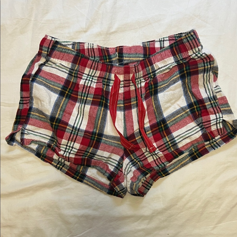 Old Navy Pajama Plaid Shorts - Red, White, and Blue